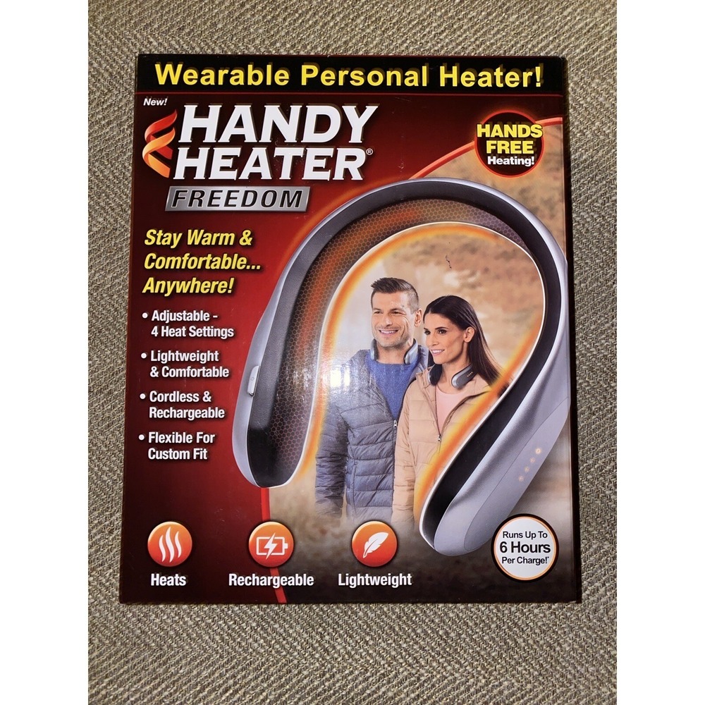 HANDY HEATER‎ Freedom Wearable Neck Heater for On-the-Go Heating SEALED NEW